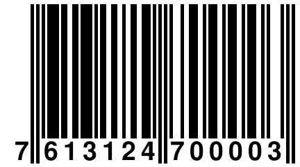 7 613124 700003