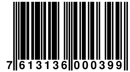7 613136 000399