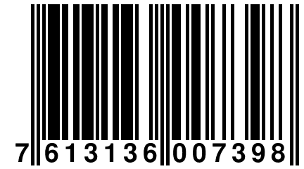 7 613136 007398