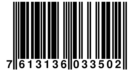 7 613136 033502