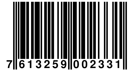 7 613259 002331