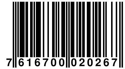 7 616700 020267