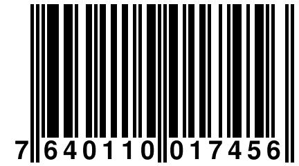 7 640110 017456