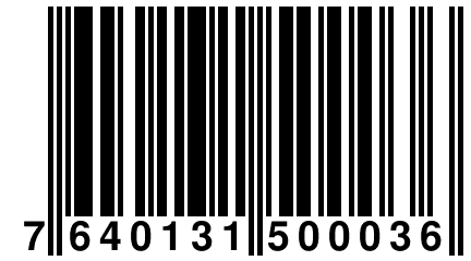7 640131 500036