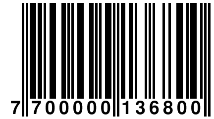 7 700000 136800