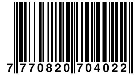 7 770820 704022