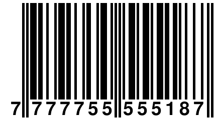 7 777755 555187