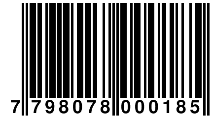 7 798078 000185