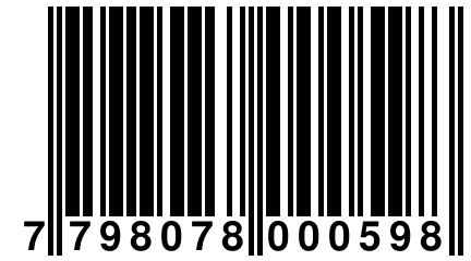 7 798078 000598