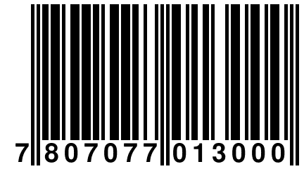 7 807077 013000