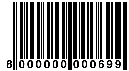 8 000000 000699