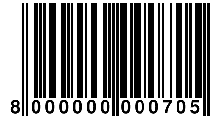 8 000000 000705