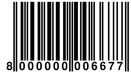 8 000000 006677