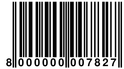 8 000000 007827