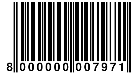 8 000000 007971