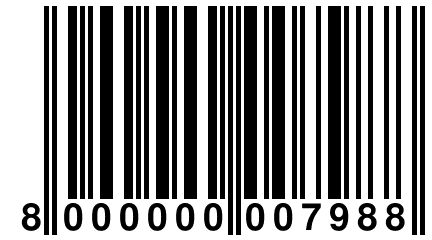 8 000000 007988