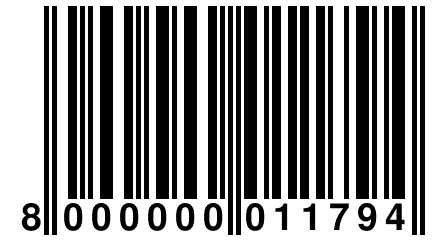 8 000000 011794