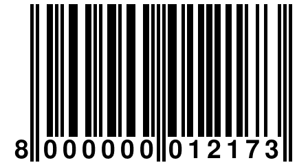 8 000000 012173