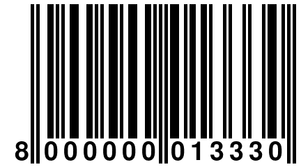 8 000000 013330