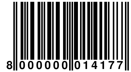 8 000000 014177