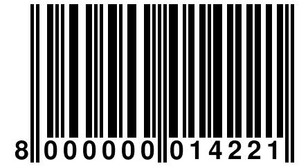 8 000000 014221