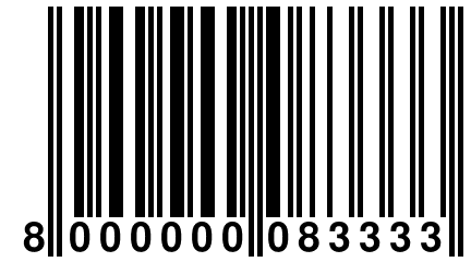 8 000000 083333