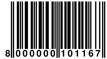 8 000000 101167