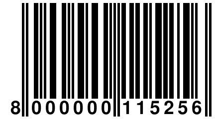 8 000000 115256