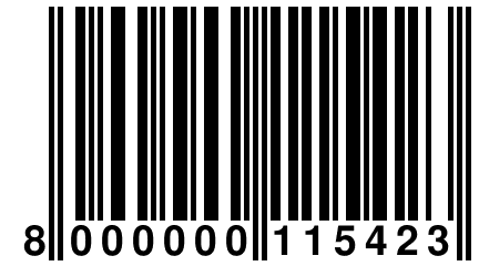 8 000000 115423