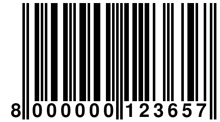 8 000000 123657