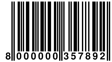 8 000000 357892