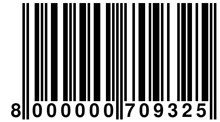 8 000000 709325