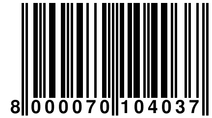 8 000070 104037