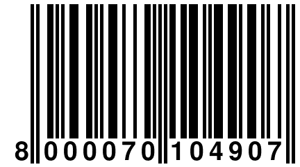 8 000070 104907