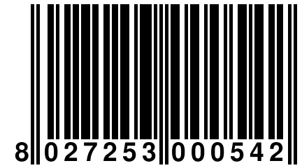 8 027253 000542