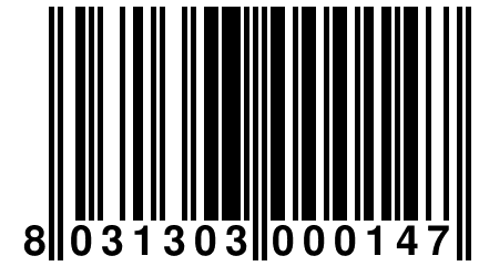 8 031303 000147