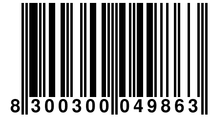 8 300300 049863