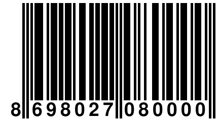 8 698027 080000
