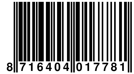 8 716404 017781