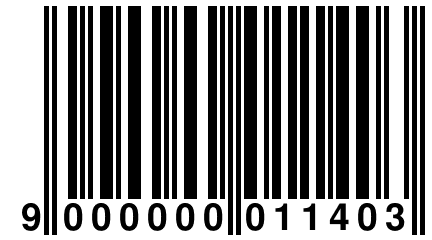 9 000000 011403