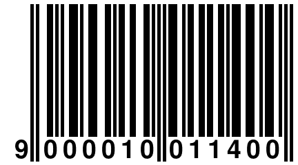 9 000010 011400