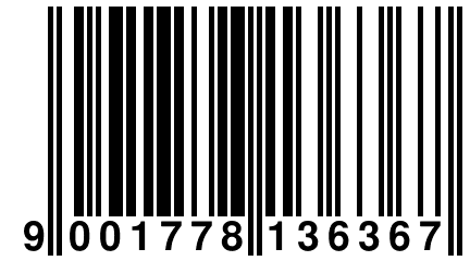 9 001778 136367