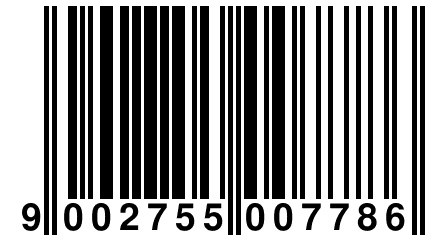 9 002755 007786