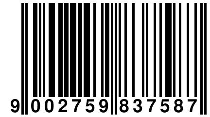 9 002759 837587