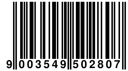 9 003549 502807
