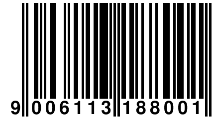9 006113 188001