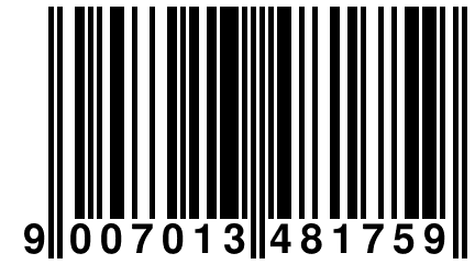 9 007013 481759