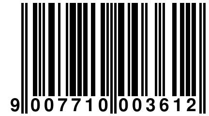 9 007710 003612
