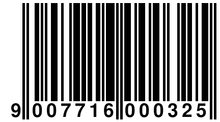 9 007716 000325