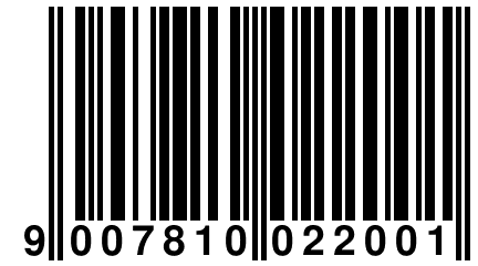 9 007810 022001